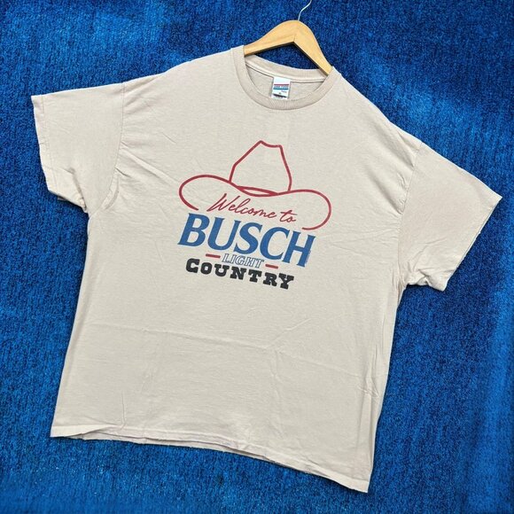 Welcome to Busch Light Country Oversized Beer Promo Tee XL - Picture 3 of 4